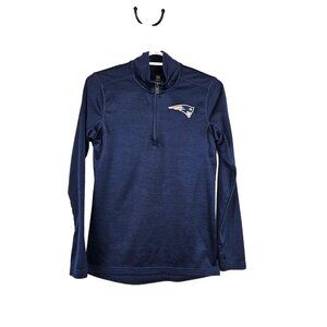 NFL New England Patriots Youth Pullover Size L Blue Boy Girl Football